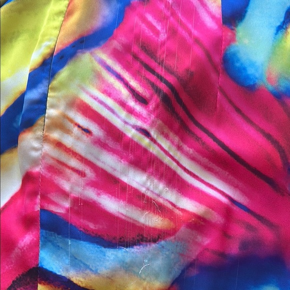 Cosel Marble Colorful Draped Dress | 42 /US - Picture 5 of 5